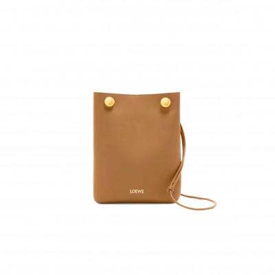 LOEWE PEBBLE POUCH IN SMOOTH CALFSKIN CANBSPPX01 (17*21.5*7cm)
